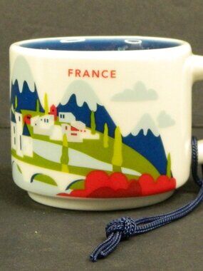 Starbucks You Are Here Collection Ornament- France- NIB
